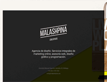 Tablet Screenshot of malashpina.es